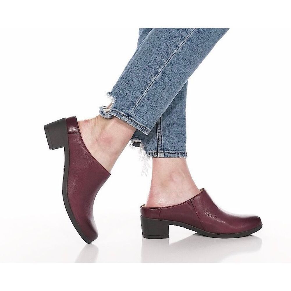 Dansko Mules Carrie Leather Purple EU 41 US 10.5 11